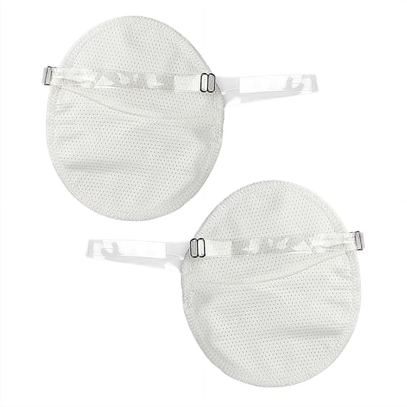 Armpit Sweat Pads, Underarm Sweat Pads for Women, Comfortable Unflavored, Non Visible, Extra Adhesive, Disposable, Sweat Free Armpit Protection - White B
