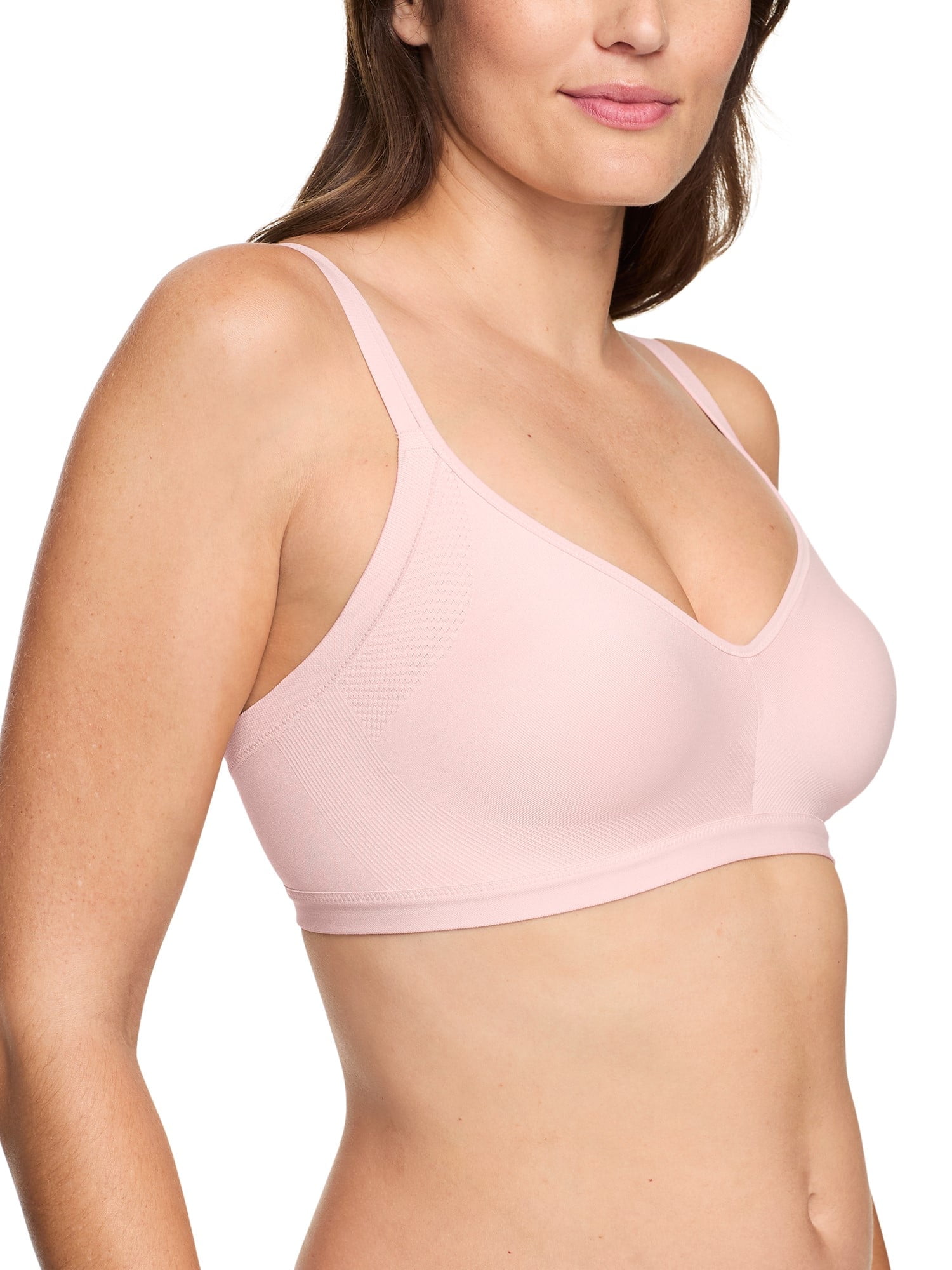 Armpit smooth seamless stretch wireless light lining comfortable bra ...