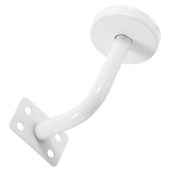 HOOWIFFY Exterior Handrail Brackets White Stainless Steel For Outdoor Use 1Set
