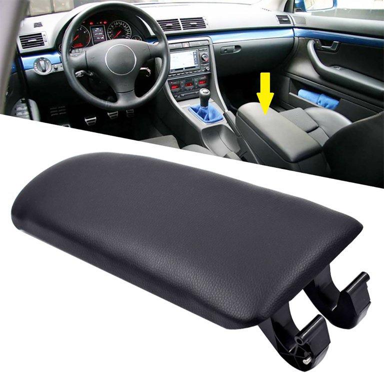 Car Armrest Latch Cover Soft Cloth Center Console Armrest Lid Cover Cap For Audi A4 B6 B7 02-07 Car Armrest Latch Cover Soft Cloth Center Console Armrest Lid Cover Cap For Audi A4 B6 B7 02-07