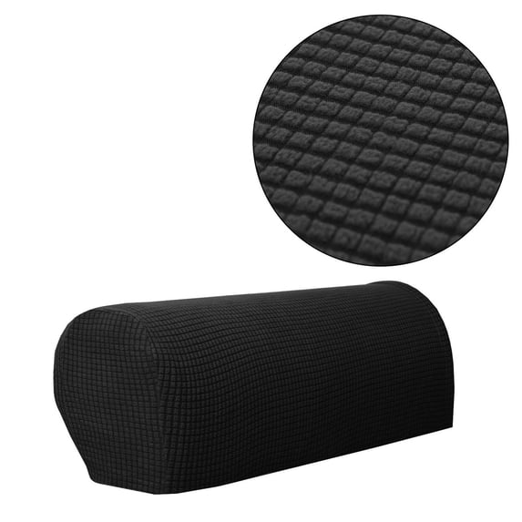 Armrest Covers 2PCS Stretch Fabric Armrest Covers - Sofa Arm Chair Slipcovers Furniture Protectors For Recliner Sofa