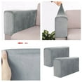 Armrest Covers 2Pcs Anti Slip Sofa Arm Chair Slipcovers Furniture
