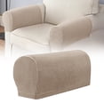 thumbnail image 1 of Armrest Covers for Chair Cozival 2-Piece Stretchable Spandex Armrest Covers for Chairs - Slipcovers with Pins for Sofas, Recliners & Armchairs, Checkered Pattern, Easy Install, Sofa Slipcover Covers, 1 of 9