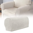 thumbnail image 1 of Armrest Covers for Chair Cozival 2-Piece Stretchable Spandex Armrest Covers for Chairs - Slipcovers with Pins for Sofas, Recliners & Armchairs, Checkered Pattern, Easy Install, Sofa Slipcover Covers, 1 of 9