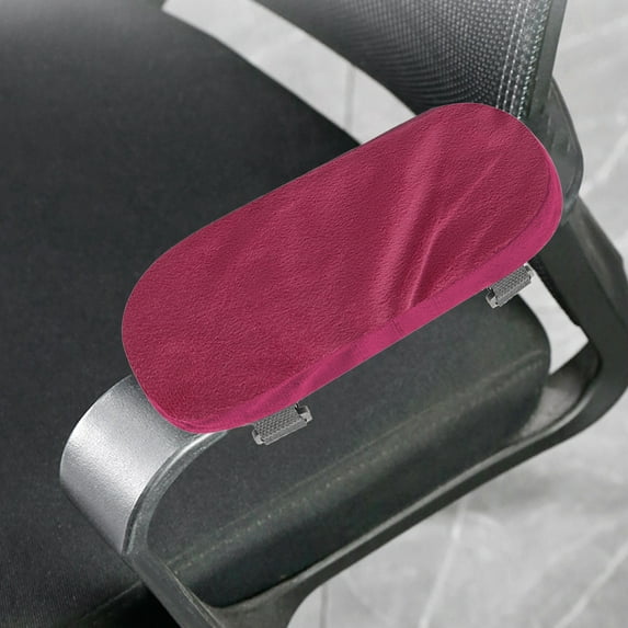Armrest Cushion Pad - High Density Foam, Non-Slip Backing, Removable Washable Cover, for Office Chairs, Wheelchairs, Wooden Chairs, Navy/Gray, 22x5x3cm