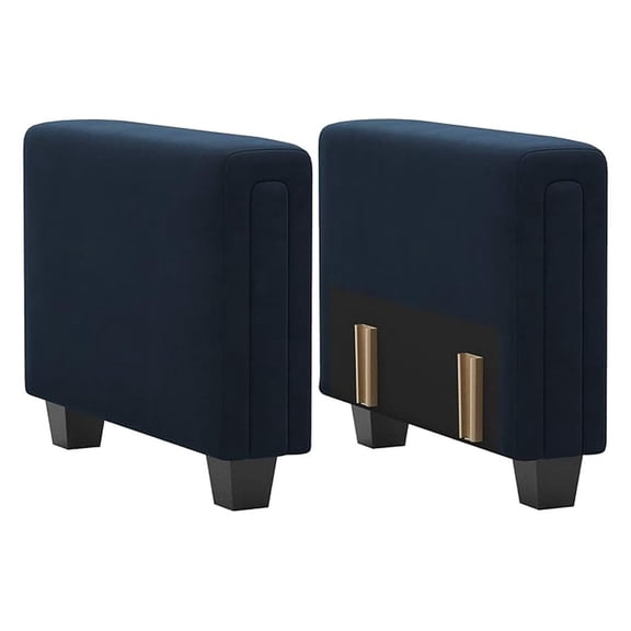 Armrest Module for Modular Sectional Sofa Couch Side Armrest for Sectional Modular Couch Blue
