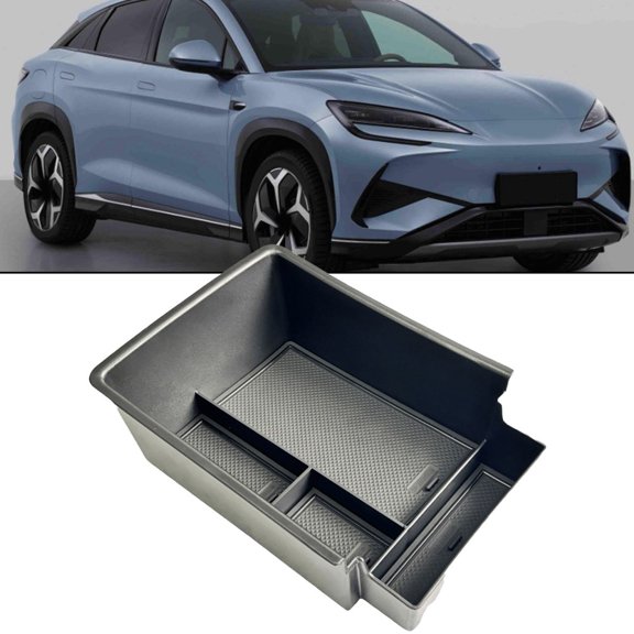 Armrest Storage Box For BYD Sealion 7 2024-2026 Center Console Organizer ABS Cup Holder Insert Custom Fit Easy Install Interior Accessory(Armrest box)