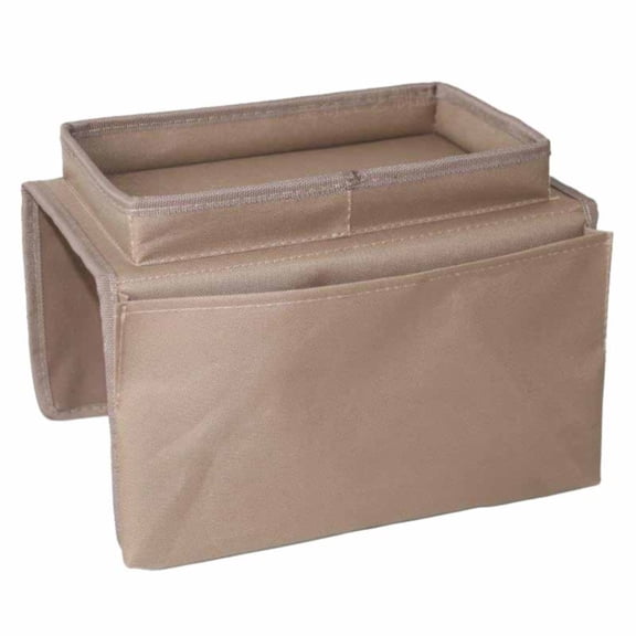 Armrest Storage Organizer, Sofa Caddy with Cup Holder Tray, Chair Arm Remote Holder, Recliner Couch Organizer for Cellphone Tablet Drinks, 1* Sofa Storage Bag