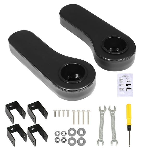 Armrest with Cup Holder Black Right and Left Side Universal for Yamaha EZGO Club Car Golf Cart