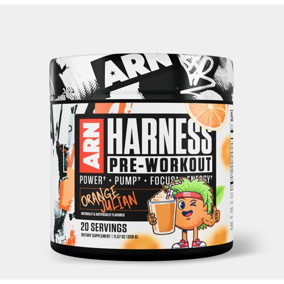 Arms Race Nutrition | ARN | Harness Pre-Workout (20 Servings) (Orange Julian)