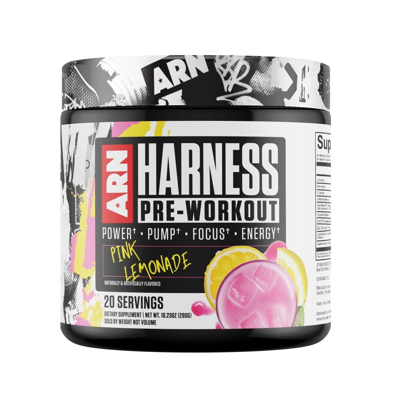 Arms Race Nutrition | ARN | Harness Pre-Workout (20 Servings, Pink ...
