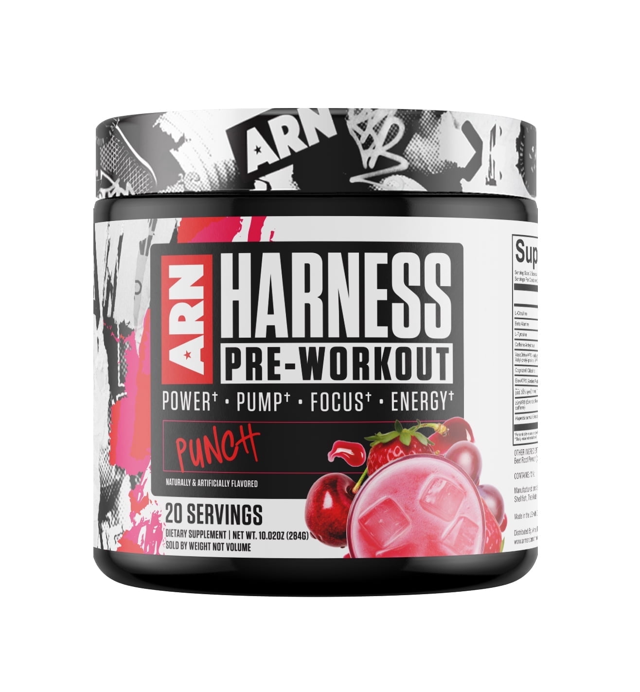Arms Race Nutrition | ARN | Harness Pre-Workout (20 Servings, Punch)