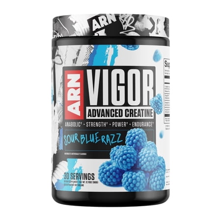 Arms Race Nutrition | ARN | Vigor Advanced Creatine Formula (30 Servings, Sour Blue Razz)