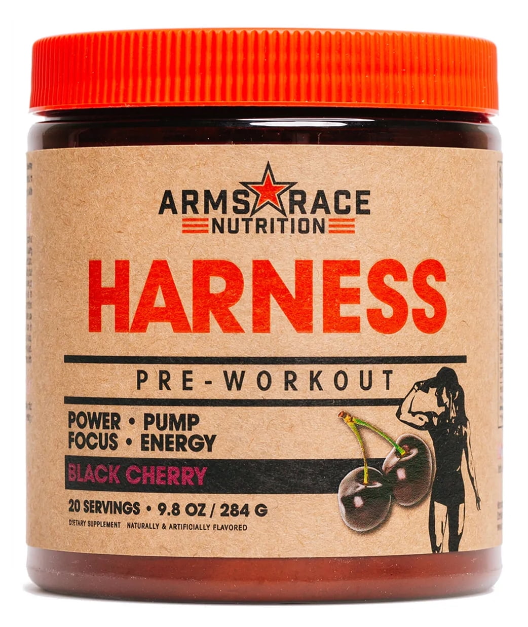 Arms Race Nutrition HARNESS Pre Workout, 20 Servings (Black Cherry