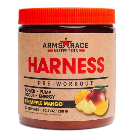 Arms Race Nutrition HARNESS - Pre Workout, 20 Servings (Pineapple Mango)