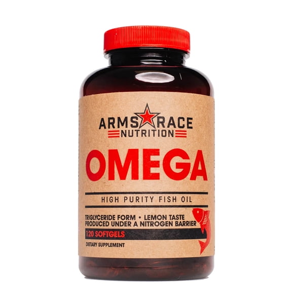 Arms Race Nutrition OMEGA - High Purity Fish Oil (120 Softgels)