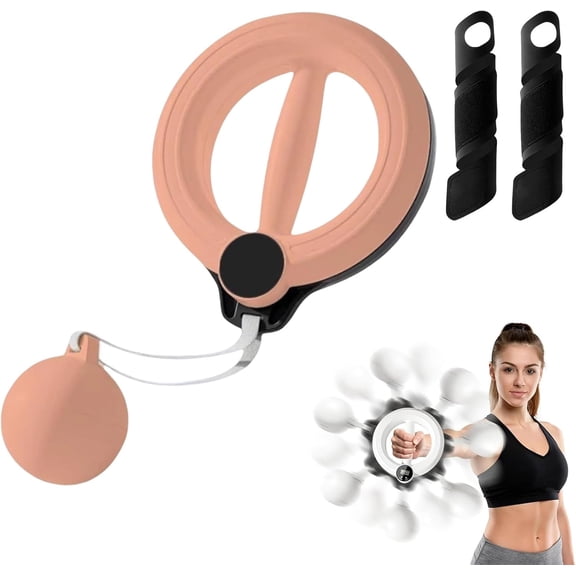 Arms and Shoulder Exercise Equipment, 360° Smart Flabby Arm Exerciser with Digital Tracker, 1.21lbs PC Hand-Crank Forearm Workout for Upper Body Toning