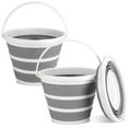 thumbnail image 1 of Armscye 2 pack Collapsible Buckets, 2.6 Gallon (10L) Cleaning Bucket Mop Buckets for Household, Collapsible Bucket with Handle, Essential for RV, Garden Cleaning, Car Washing, Fishing, Easy Storage, 1 of 7