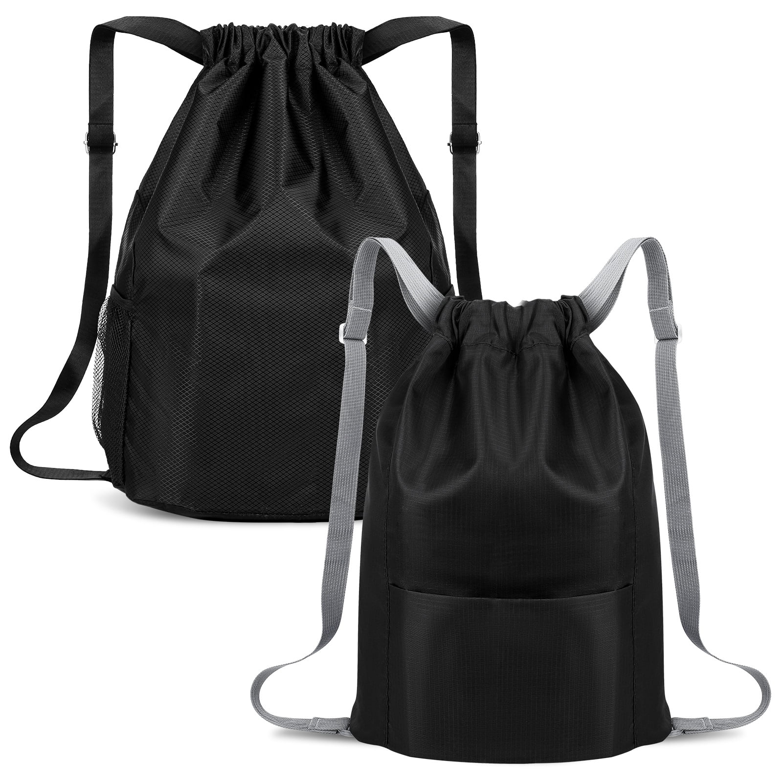 Armscye 2 Pack Drawstring Gym Bag, Drawstring Backpack, Waterproof ...