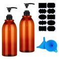 Armscye 2Pcs Large Empty Pump Bottle Dispenser, 32oz Shampoo and