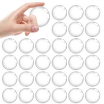 Armscye 30 Pack Door Stopper Wall Protectors, 1.57 Inch Clear Wall Door Handle Stopper, Silicone Cabinet Door Knob Wall Shield, Cabinet Handle Bumpers with Self Adhesive