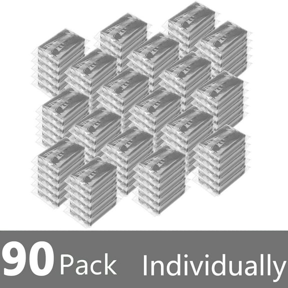 Armscye 90 Packs Individually Wrapped Sponges for Dishes, Uncompressed Scrub Sponges, Non Scratch Dishwashing Sponge Bulk, Dishes Scouring Pad for Kitchen Household Cleaning