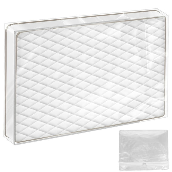 Armscye Full/Twin Mattress Bag for Moving Storage with Zipper, 200 x 150 x25 cm Plastic Mattress Cover for Moving, Reusable Waterproof Mattress Storage Bag (2.7 MIL)