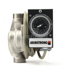 Armstrong 110223B-401, Model ASTRO Express 2, Stainless Steel Hot Water Recirculation Pump With Bronze Valve, Timer and Cord, 1/25 HP, 115 Volts, 1-1/4" Union NPSM Thread, 0-9 GPM