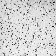 Armstrong 2x2 Cortega Acoustic Mineral Fiber Ceiling Tiles for Suspended Ceiling Grids, 16-Tiles per Pack, White