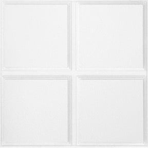 Armstrong 2x2 Cascade Acoustic Mineral Fiber Ceiling Tiles for Suspended Ceiling Grids, 12-Tiles per Pack, White