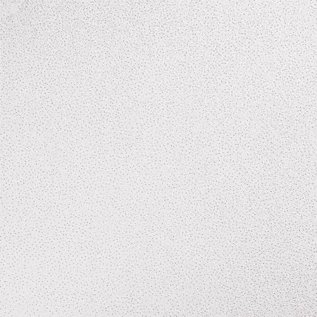 Armstrong 2x2 Sahara Square Lay-in Acoustic Mineral Fiber Ceiling Tiles for Suspended Ceiling Grids, 16-Tiles per Pack, White