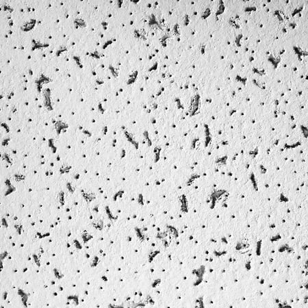 Armstrong 2x4 CORTEGA Acoustic Mineral Ceiling Ceiling Tiles for Suspended Ceiling Grids, 12-tiles per pack, White