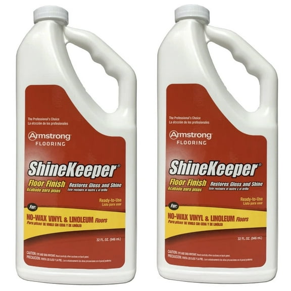 Armstrong 390124 32 oz Bottle Of Shine Keeper Floor Finish - Quantity of 2
