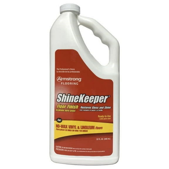 Armstrong 390124 32 oz Bottle Of Shine Keeper Floor Finish - Quantity of 4