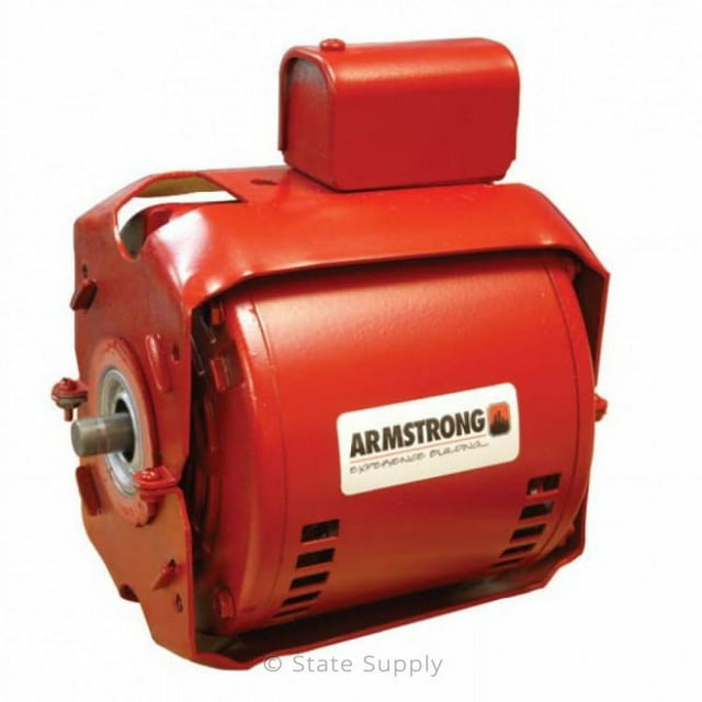 Armstrong 811757-002, Single Phase, 115/230 Volts, Resilient Mounted Motors Assembly-60 Cycle, 60 Hz High Temp. Standard, All Bronze Fitted, for use with 3/4 HP, Model S-57