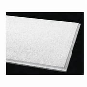Cirrus Ceiling Tile, 24 in W x 24 in L, Angled Tegular, 15/16 in Grid Size, 12 PK 578B