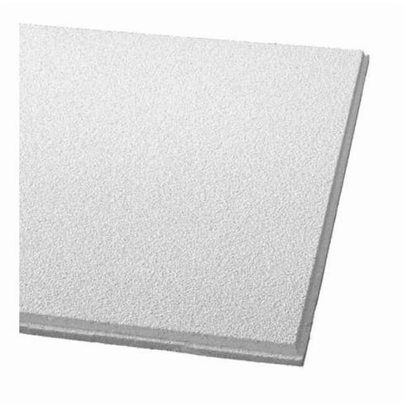 Dune Ceiling Tile, 24 in W x 48 in L, Angled Tegular, 15/16 in Grid Size, 10 PK 2712B