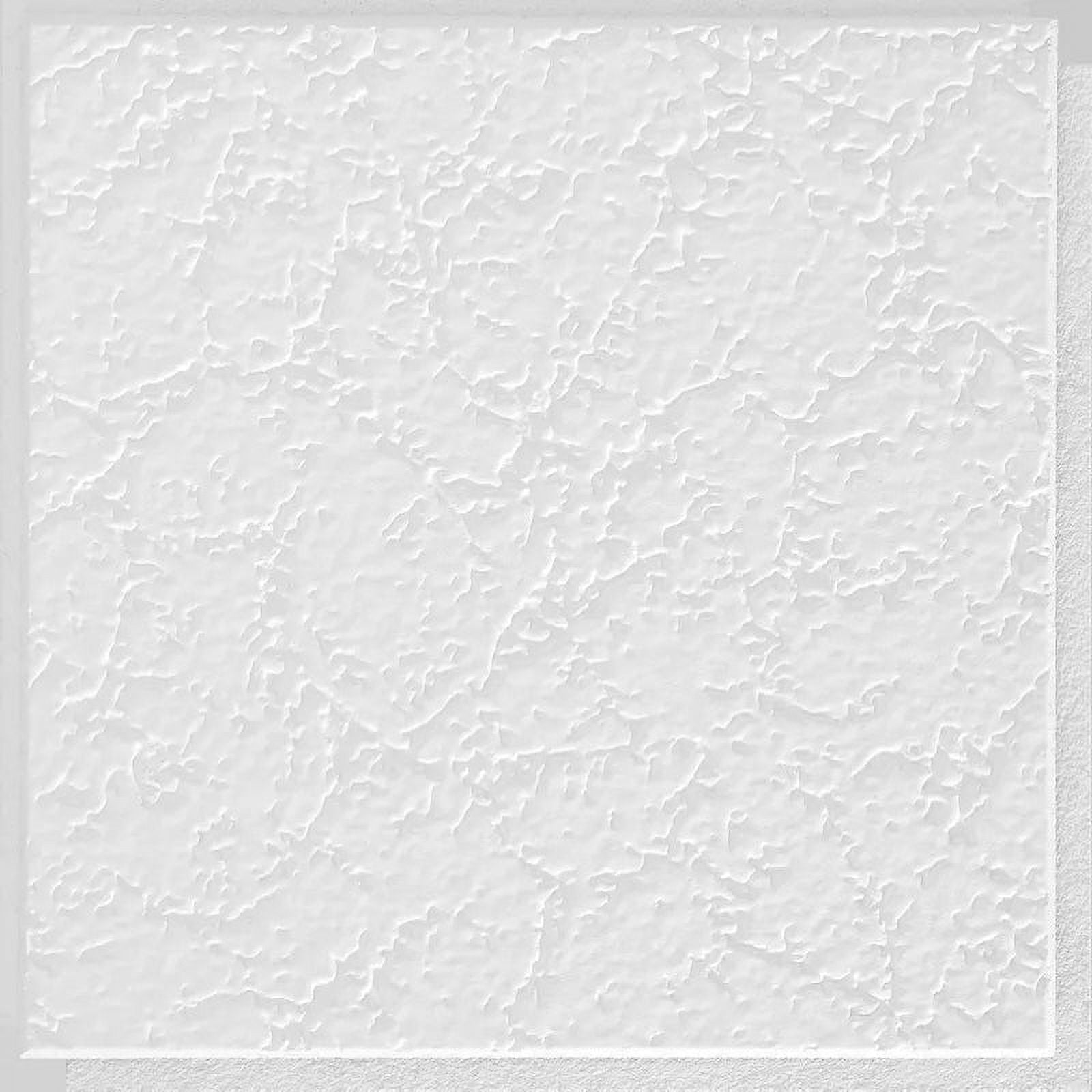 White Textured Mineral Fiber Ceiling Tile 12" x 12"