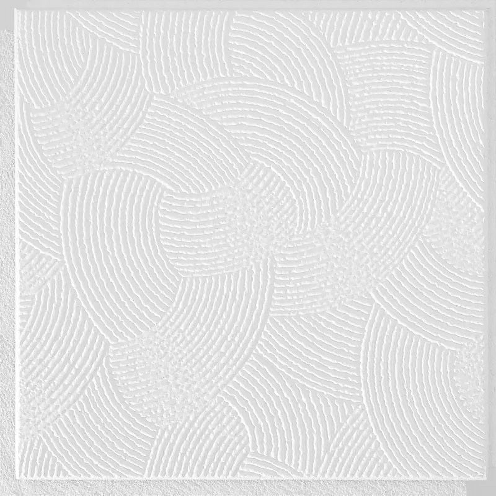 Pinehurst 1 ft. x 1 ft. White Textured Mineral Fiber Ceiling Tile