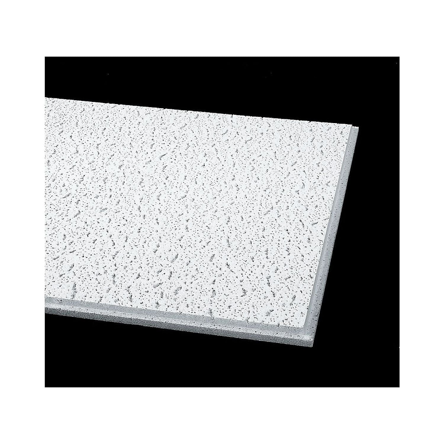 White Mineral Fiber 24" x 24" Acoustical Ceiling Tiles