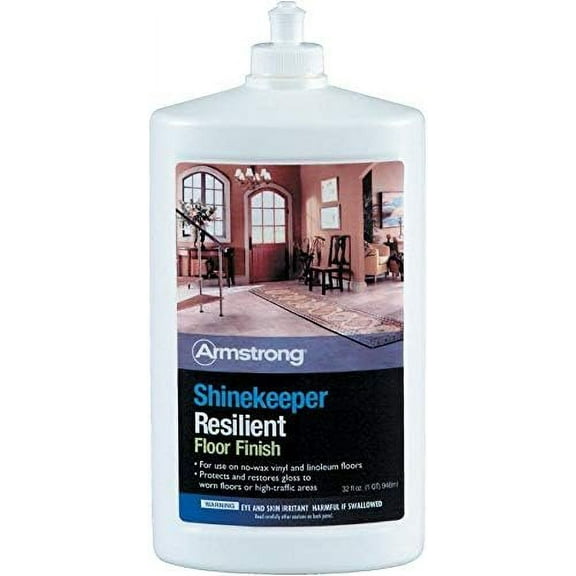 Armstrong Shinekeeper Floor Polish - Commercial Floor Cleaner - 946 mL Household & Commercial Use, Effective Formula