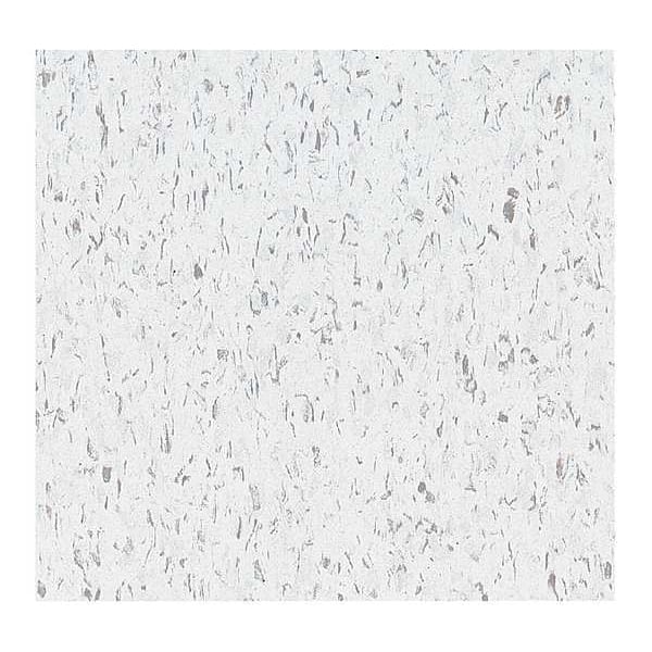 ARMSTRONG FLOORING Armstrong Vinyl Floor Tiles,12 in W,Cool White 51899031
