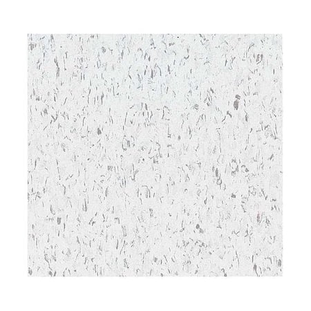 Armstrong Vinyl Composition Tile,45sq ft,Cool Whte, PK45 51899031