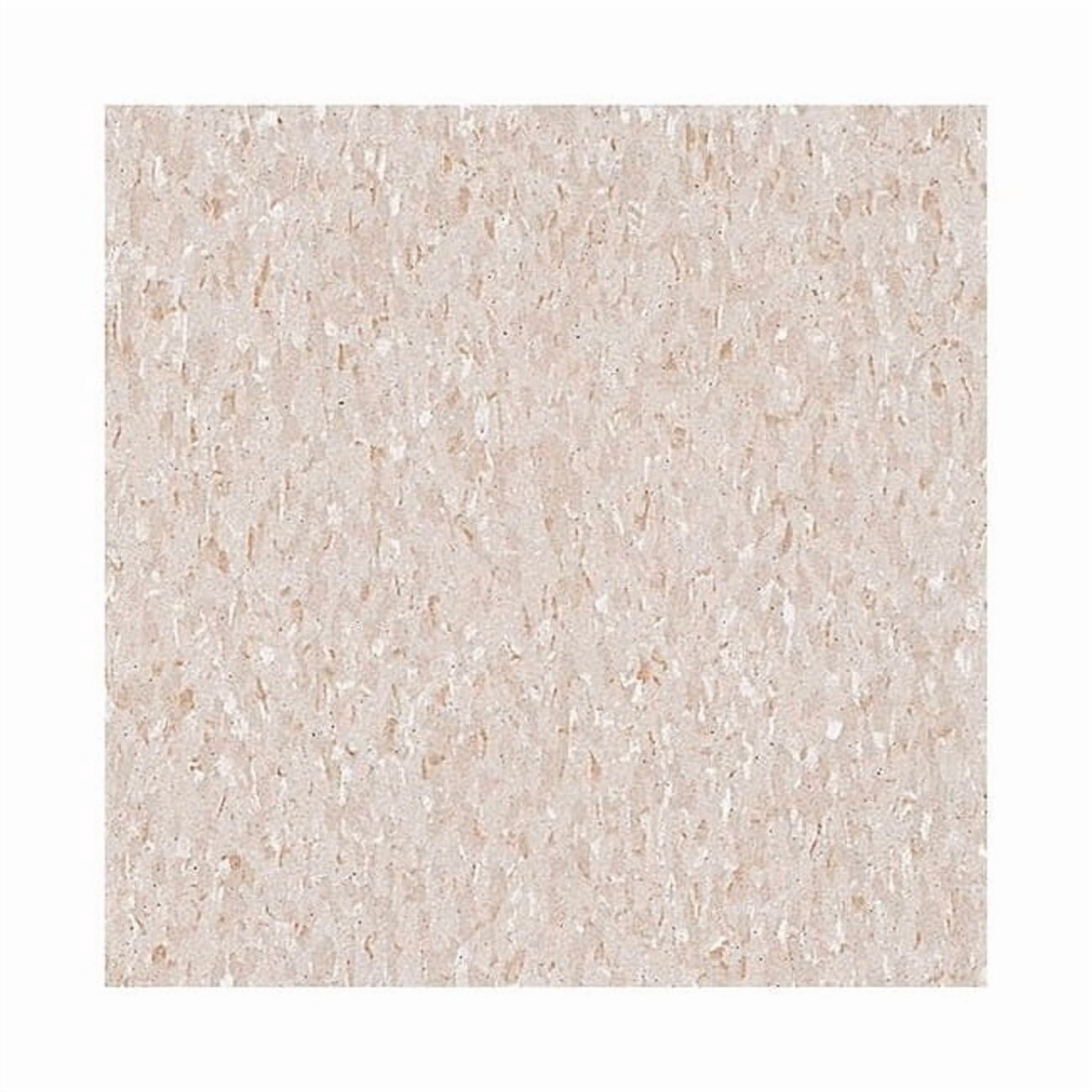 Vinyl Composition Tile,45sq.ft,Beige, PK45 51809031