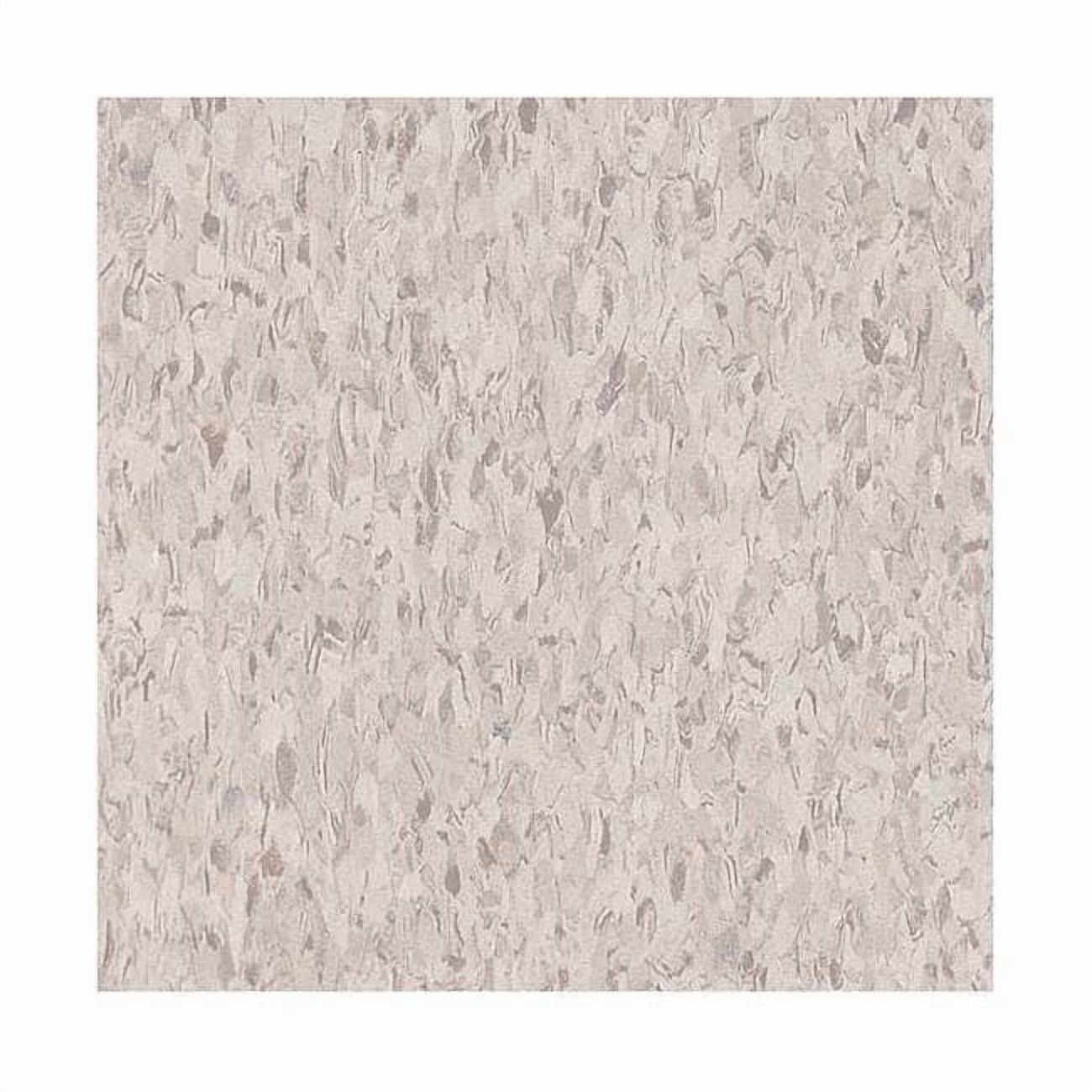 Vinyl Composition Tile,45sq ft,Sndft Wht 51858031