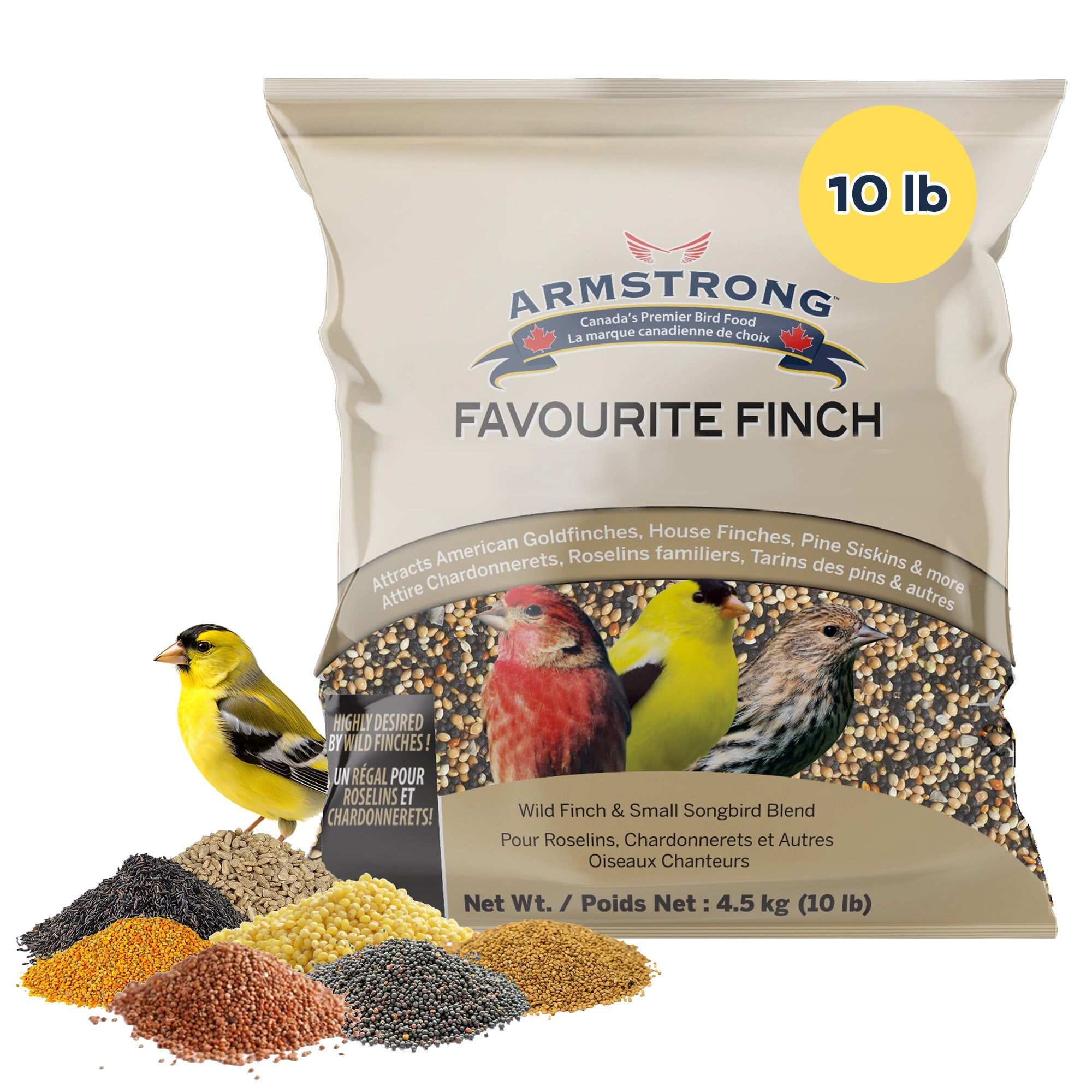Armstrong Wild Bird Food Favourite Finch Bird Seed Blend For Finches