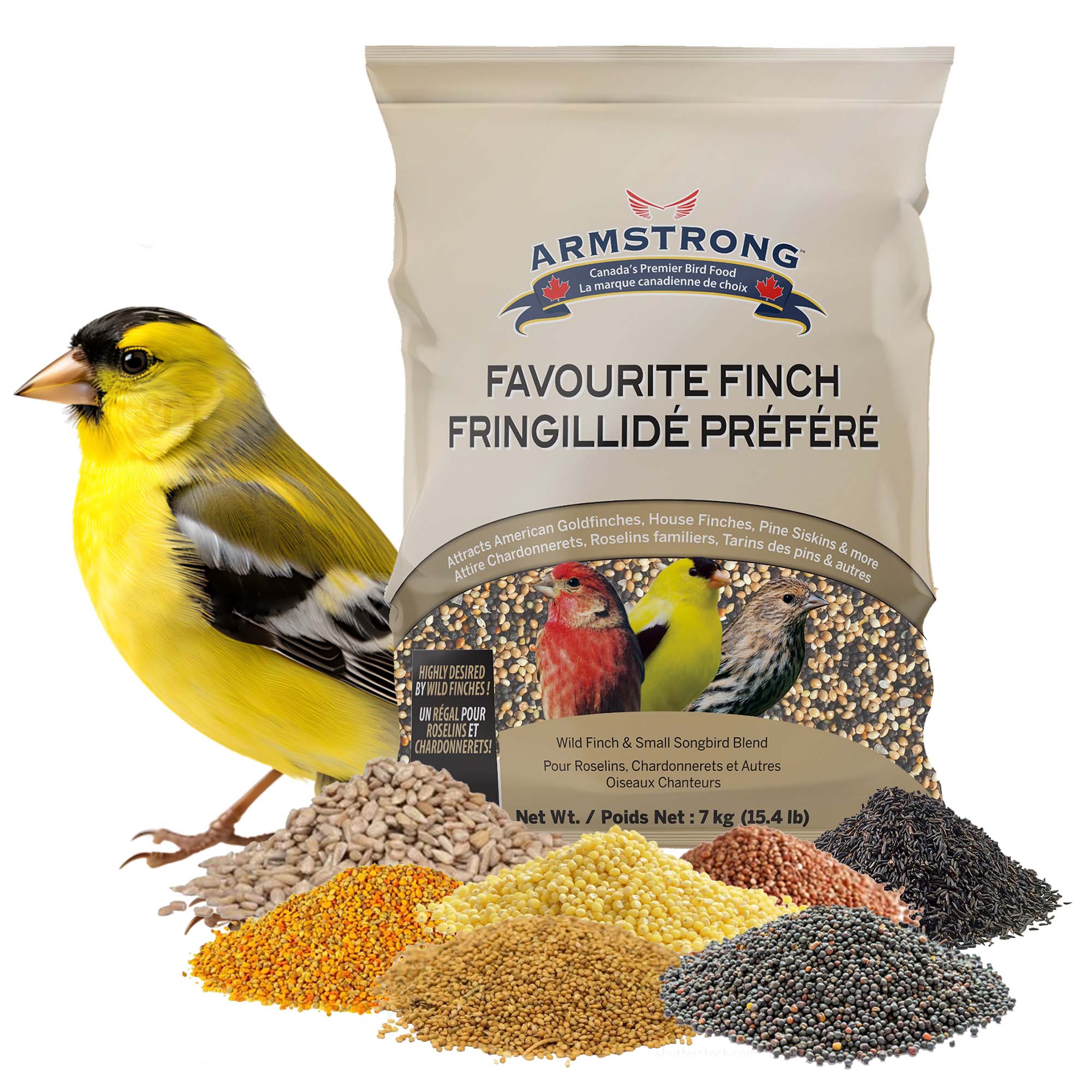 Armstrong Wild Bird Food Favourite Finch Bird Seed Blend For Finches