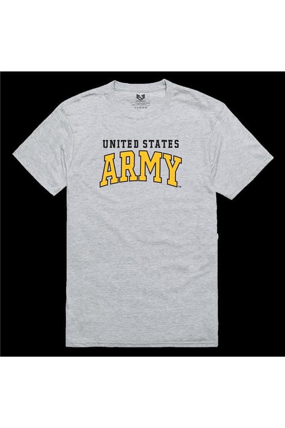 Army 1 Relaxed Graphic T-Shirt - Heather Grey - Medium