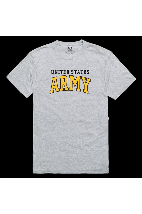 Army 1 Relaxed Graphic T-Shirt - Heather Grey - Small