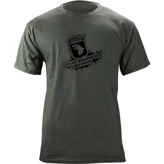 Army 101st Airborne Division Stencil Style Veteran T-Shirt